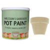 Harlequin - Pot Paint For Plastic, Masonry and Ceramic Pots - 1 Litre - Night Fall