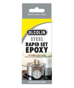 Alcolin Epoxy Liquid Rapid Set Steel 2 x 20g