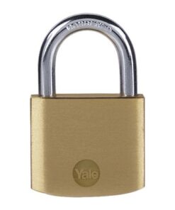 Yale 40mm Brass padlock pack1