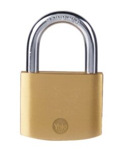 Yale 50mm Brass padlock pack1