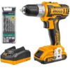 Ingco - Cordless Drill Combo (20V) & Alpen Sprint Master Bits (6Piece) - Image 4