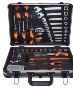 Kendo - Hand Tools Set / Spanners, 1/2" Sockets and Pliers - 76 Piece