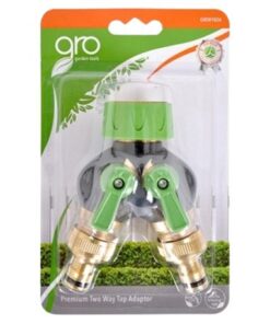 Gro - Tap Adaptor (2 Way Delux Brass)