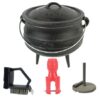 LK's - 3-Legged Potjie / Camping Potjie (Size No: 3) Combo Set - (4 Piece) - Image 5