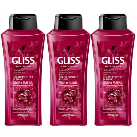 Schwarzkopf- Shampoo /Colour Protection & Shine Shampoo - Pack of 3 ...