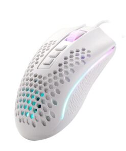Redragon STORM 12400DPI Lightweight 7 Button RGB Gaming Mouse - White