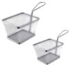 SourceDirect - Stainless Steel Frying Basket Combo - Small and Large - Image 4