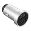 Orico Dual Port Mini USB Car Charger – Silver - Image 3