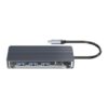 Orico Type-C 7-in1 USB3.0|HDMI|Type-C|TF&SD Transparent Hub – Grey - Image 2