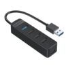 Orico 4 Port USB Hub – Black - Image 4