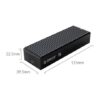 Orico USB3.2 20Gbps M.2 NVMe SSD Enclosure - Black - Image 4