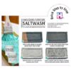 Harlequin - SaltWash - Sand Castle (1L) with White SaltPaint Topcoat (1L) - Image 2