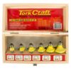Tork Craft - Router Bit Set / Corner Round Wood Case - 6 Piece - Image 2