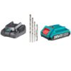 Total Tools - Impact Drill, 2 x 2.0Ah, 1 x Charger and Carry Case - Image 2