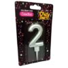 SourceDirect - Large Birthday Candles Numbers 2 and 1