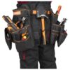 Kendo - Tool Belt / Craftsman Belt with 12 Outer and 8 Inner Pockets - Image 2