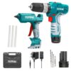 Total - 12V Impact Drill Combo Kit with 12V Glue Gun and 3 x Glue Sticks - Image 3