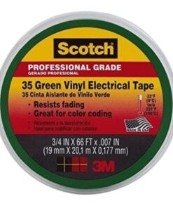 Scotch - Vinyl Electrical Tape 3m Green - Pack of 2