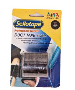Sellotape Duct Tape Black 48mm x 5m