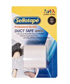 Sellotape Duct Tape White 48mm x 5m