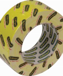 Sellotape Duct Tape Fluorescent Yellow 48mm x 20m