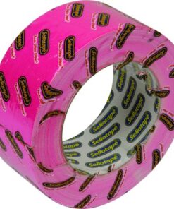 Sellotape Duct Tape Fluorescent Pink 48mm x 20m