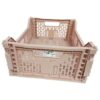 Source Direct - Collapsible Storage Basket 15L (40cm x 30cm x 14cm) - Cream - Image 4