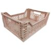 Source Direct - Collapsible Storage Basket 15L (40cm x 30cm x 14cm) - Cream - Image 5