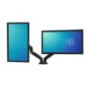 Port Desk Mount Dual Monitor Display Arm – Black - Image 3