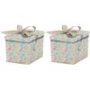 SourceDirect - Gift Box / Flat-Pack Large Gift Box - Pack of 2 (Ribbons) - Image 2