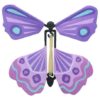 Source Direct - Flying Butterfly / Magic Wind Up Fairy Butterfly - Green / Purple - Image 2