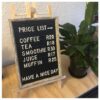 Source Direct -Black Letter Board/Plaque Display Board - Large(48cm x 33cm) - Image 3