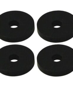 MTS - Flat Tap Washers 19mm Black - 4 Piece