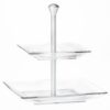 Borgonovo Modi' 2-Tiered Tray With Metal Stand (15+21) - Image 2
