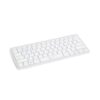 PowerUp Dual Mode Wireless Keyboard - White/Silver - Image 4