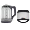 Mellerware - Cordless Glass Kettle 1.8L 1800W & Planet Sandwich Maker 800W - Image 5