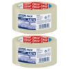 Tesa - Clear Tape / Packaging Clear Tape 50mm x 66m - Pack of 2 - Image 3