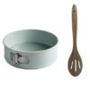 Jamie Oliver - Round Cake Tin - 23cm Springform and Acacia Slotted Wood Spoon - Image 4