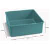 Jamie Oliver - Loose Base Square Cake Tin - 20cm and Acacia Slotted Wooden Spoon - Image 2