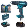 Makita - Cordless Impact Drill Kit DHP482ZJ and Alpen Drill Bits (22 Pieces) - Image 3