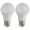 Waco - LED Sphere Bulb / Lamp A60 E27 6500K Cool Day Light - 9W Pack of 2 - Image 2