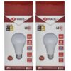 Waco - LED Sphere Bulb / Lamp A60 E27 6500K Cool Day Light - 9W Pack of 2