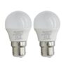 Waco - LED Lamp Golf Ball / G45 B22 3500K - Warm White - 5W Pack of 2 - Image 2