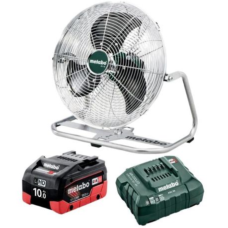 Metabo Cordless Fan AV 18 606176850 With 10Ah Battery and