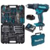 Makita - Cordless Impact Drill and Bort Mechanics Hand Tool Set - Combo - Image 5