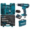 Makita - Cordless Impact Drill and Bort Mechanical Hand Tool Set - Combo - Image 5