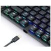 Redragon-Tenkeyless Gaming Keyboard With Sparkfox USB-A to Type-C- Cable - Image 2