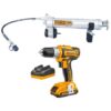 Ingco-Grease Gun Attachment With Cordless Drill, Charger and Battery Combo - Image 5