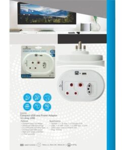 Smartsocket Compact USB and Power Adaptor 3.5 Amp USB - SS009