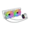 Raidmax Infinita 240mm ARGB Liquid Cooler - White - Image 2